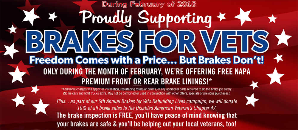 Brakes for Vets