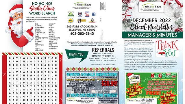 Newsletter December 2022 Thumbnail | Yeck's Tire & Auto