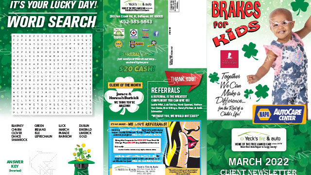 Newsletter March 2022 Thumbnail | Yeck's Tire & Auto